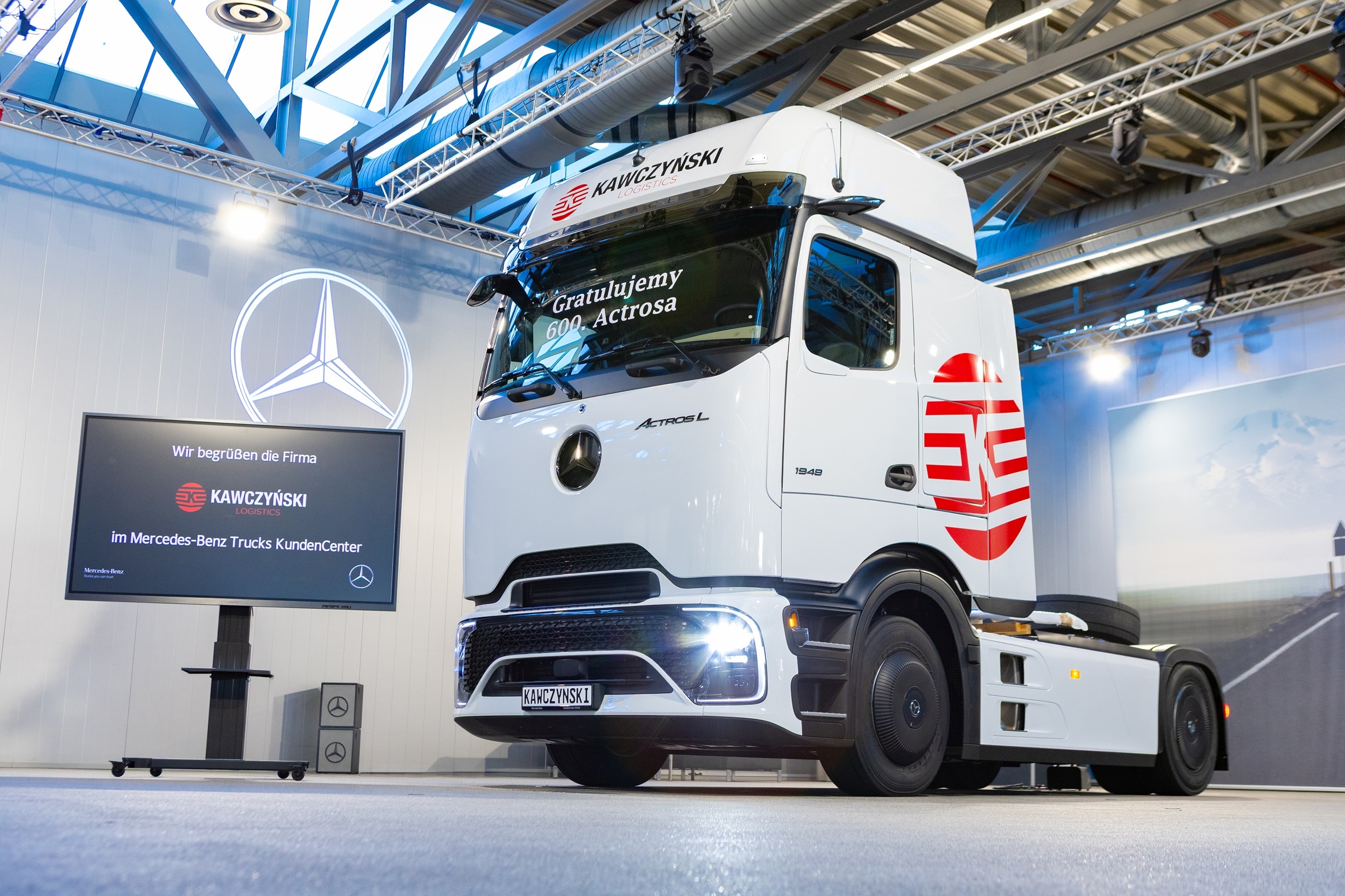 600. Actros dla firmy Kawczyński Logistics